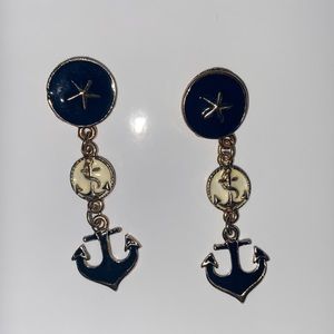 Nautical Anchor Earrings